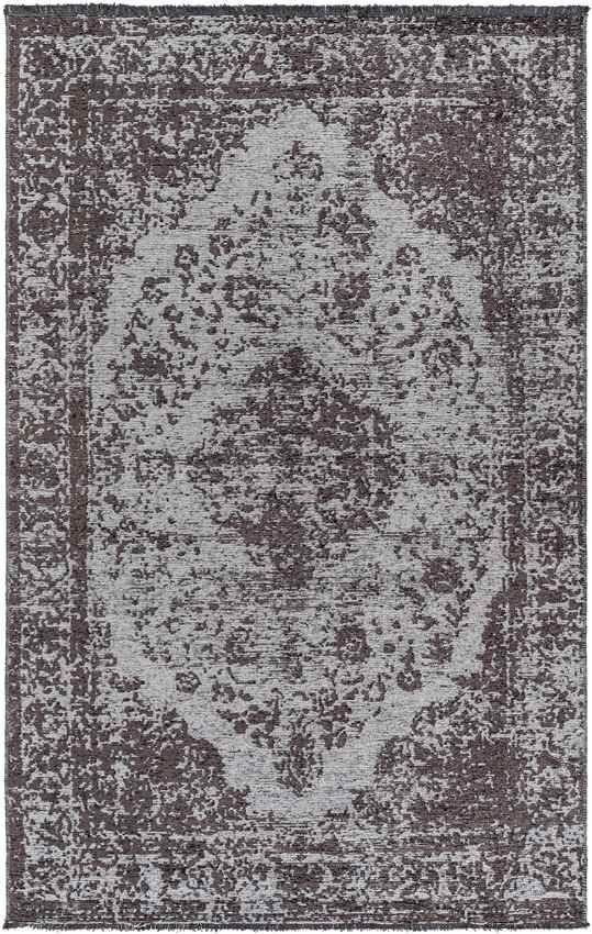 Agios Traditional Dark Brown Area Rug