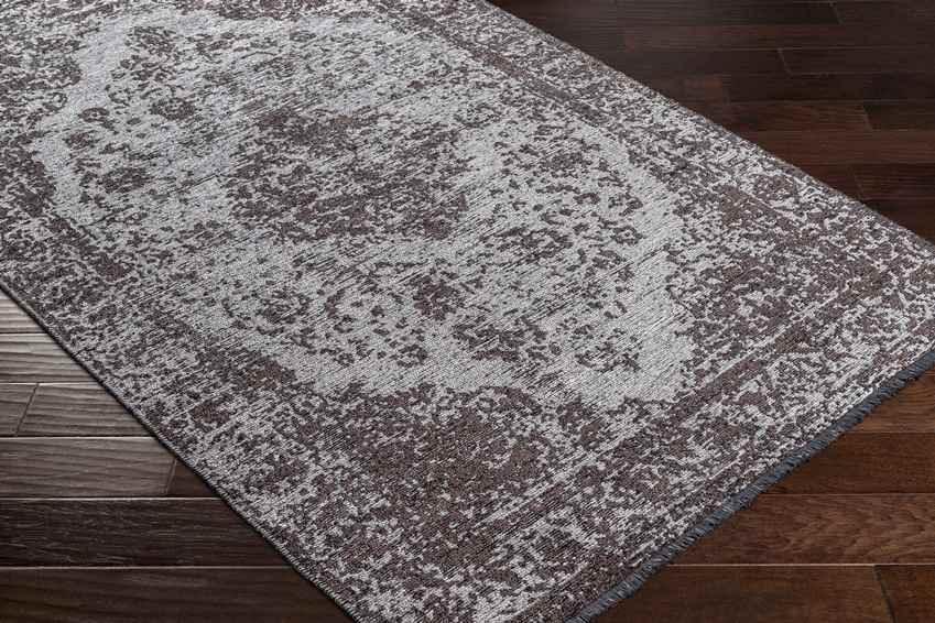 Agios Traditional Dark Brown Area Rug