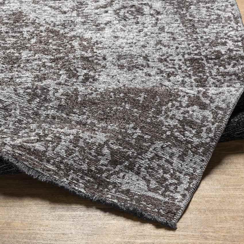 Agios Traditional Dark Brown Area Rug