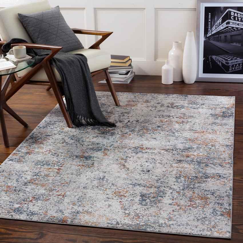 Agra Modern Brown Area Rug