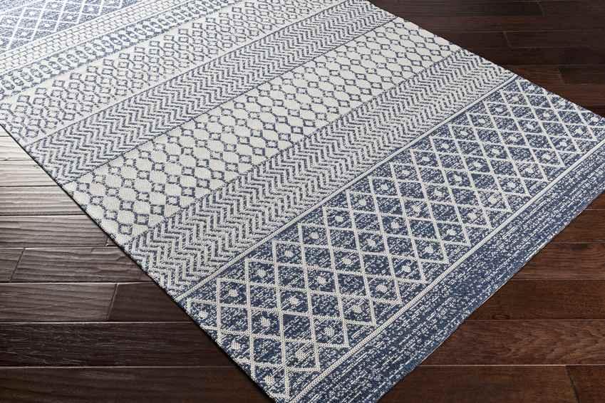 Aigle Global Denim Area Rug