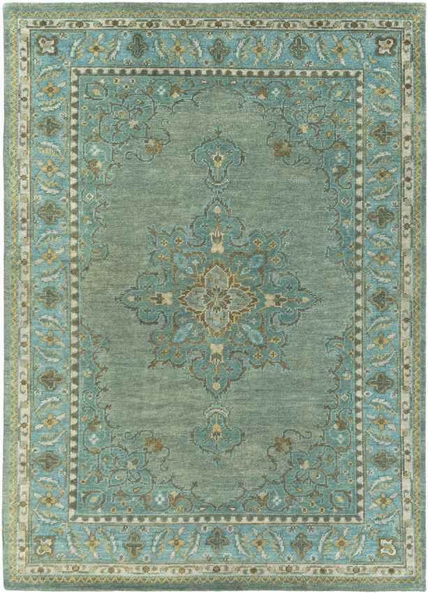 Aisne Traditional Emerald Area Rug