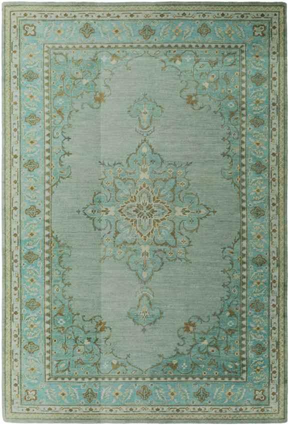 Aisne Traditional Emerald Area Rug