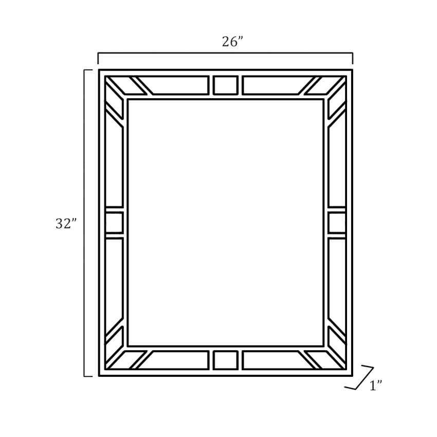 Aistersheim Modern Wall Mirror