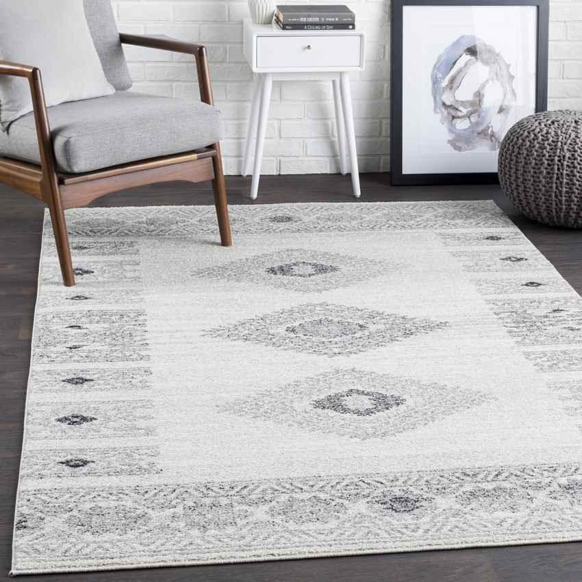 Ajax Rustic Medium Gray Area Rug