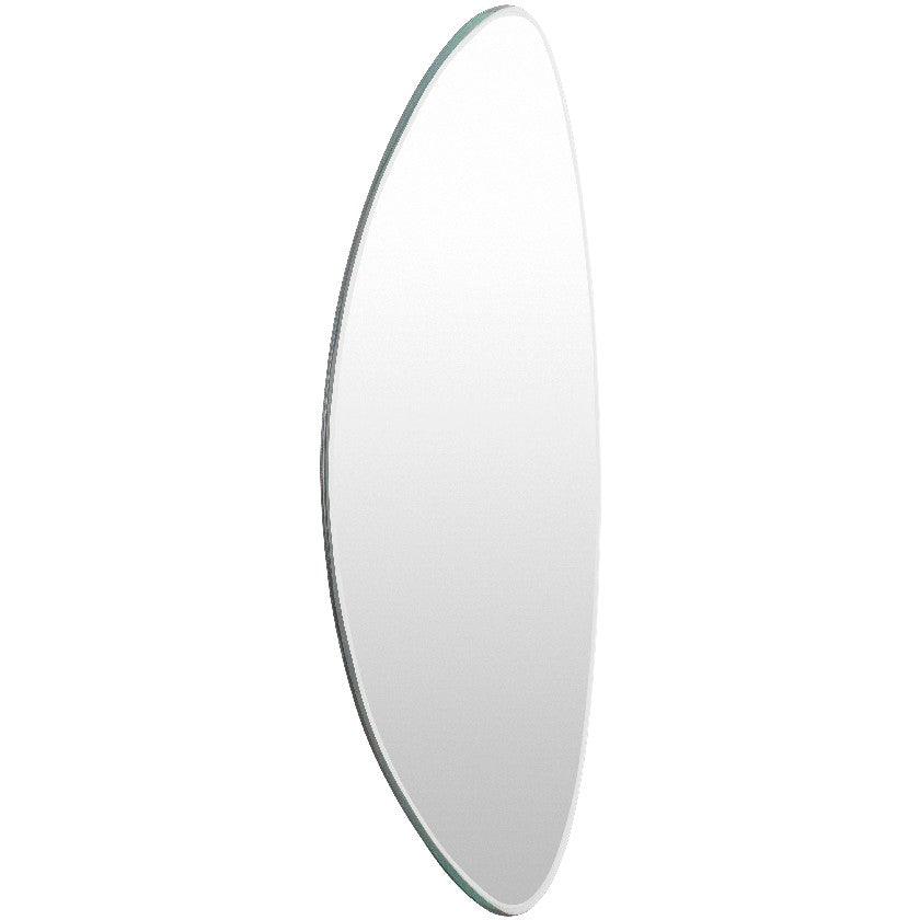 Akeem Modern Light Silver Wall Mirror