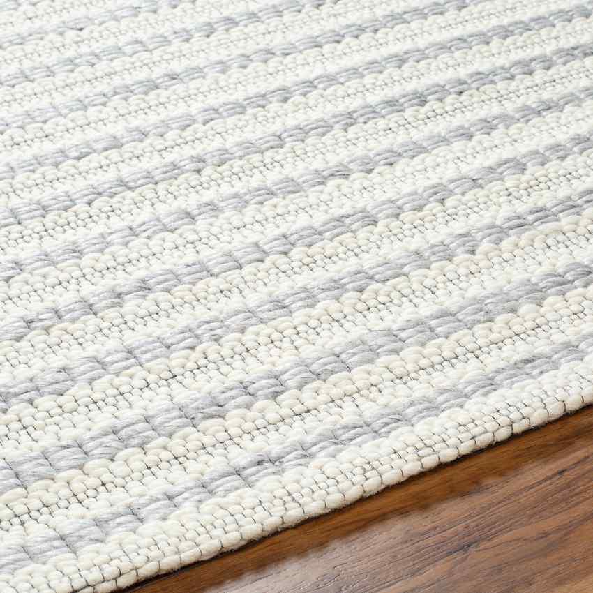 Akeim Cottage Light Gray/Cream Area Rug