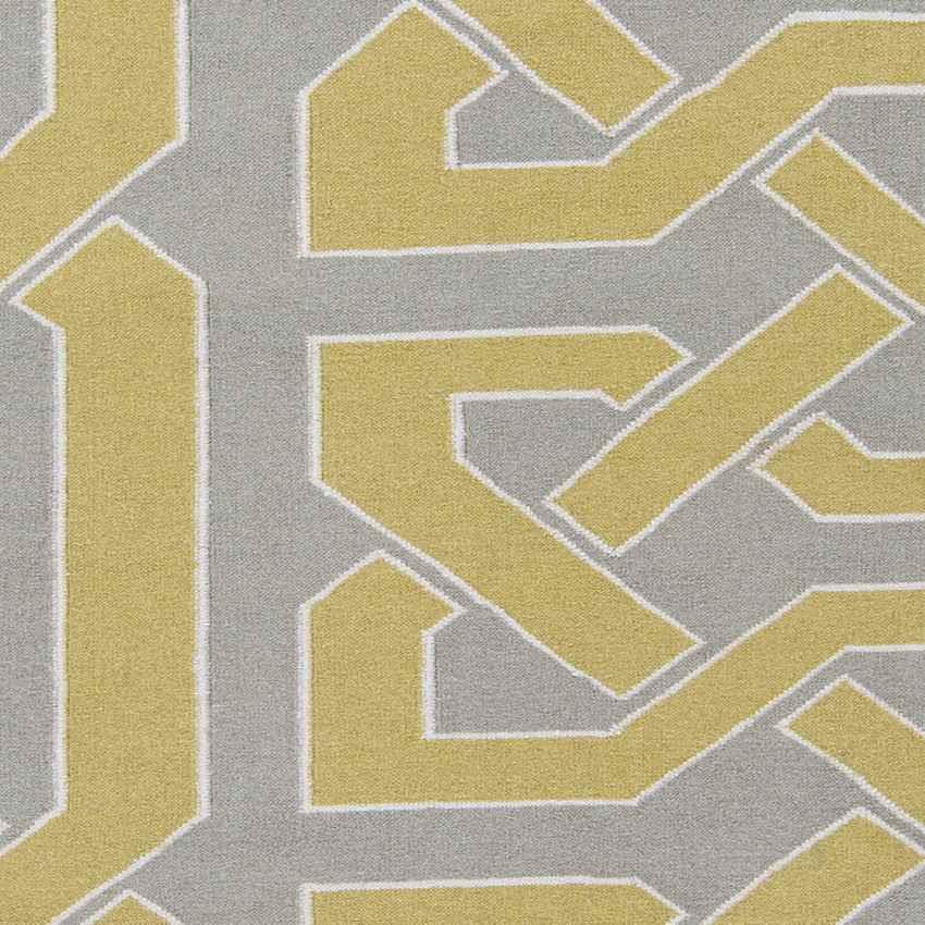 Akhiok Global Gray/Dark Yellow Area Rug