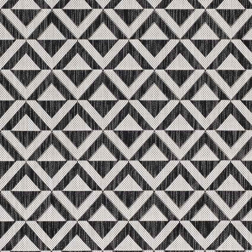 Akkrum Modern Black Area Rug