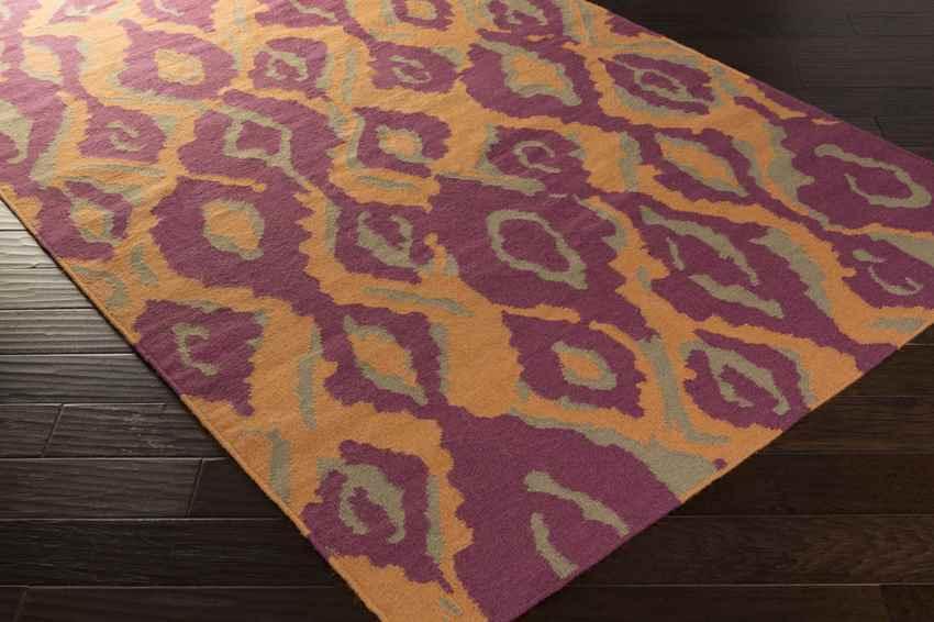 Akron Global Bright Orange/Fuschia Area Rug