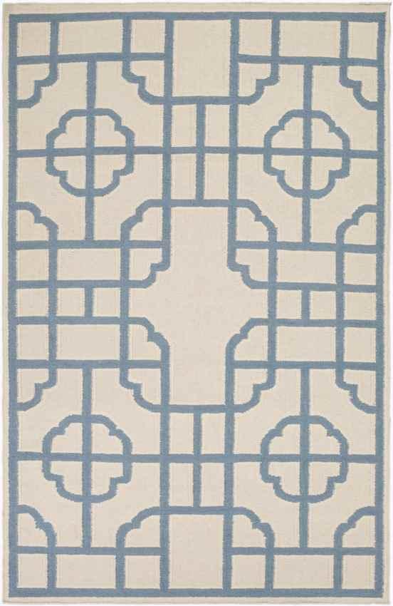 Alakanuk Modern Beige/Blue Area Rug