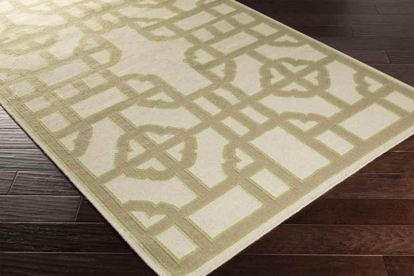 Alakanuk Modern Light Olive Area Rug