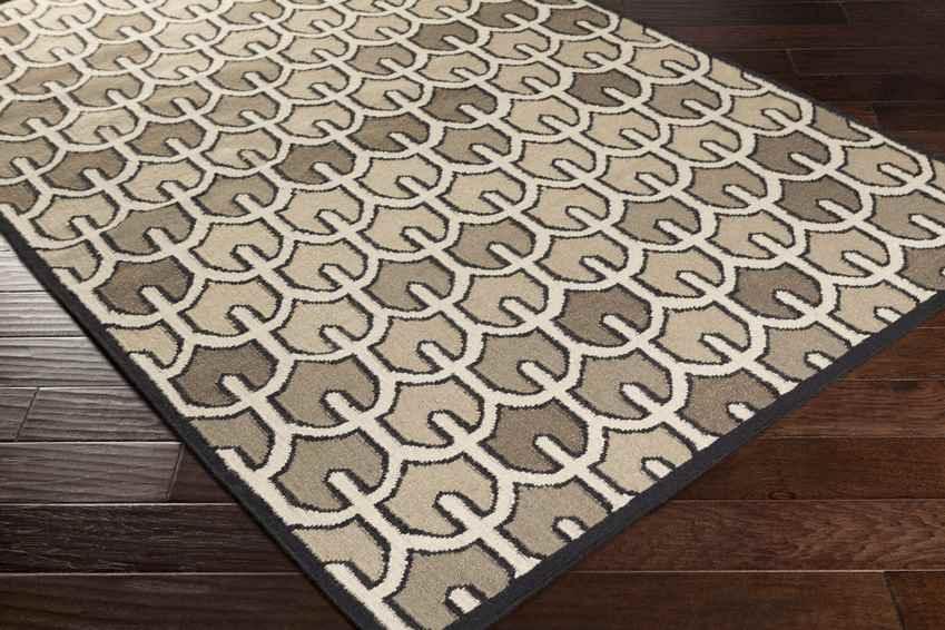 Alamo Modern Khaki/Dark Brown Area Rug