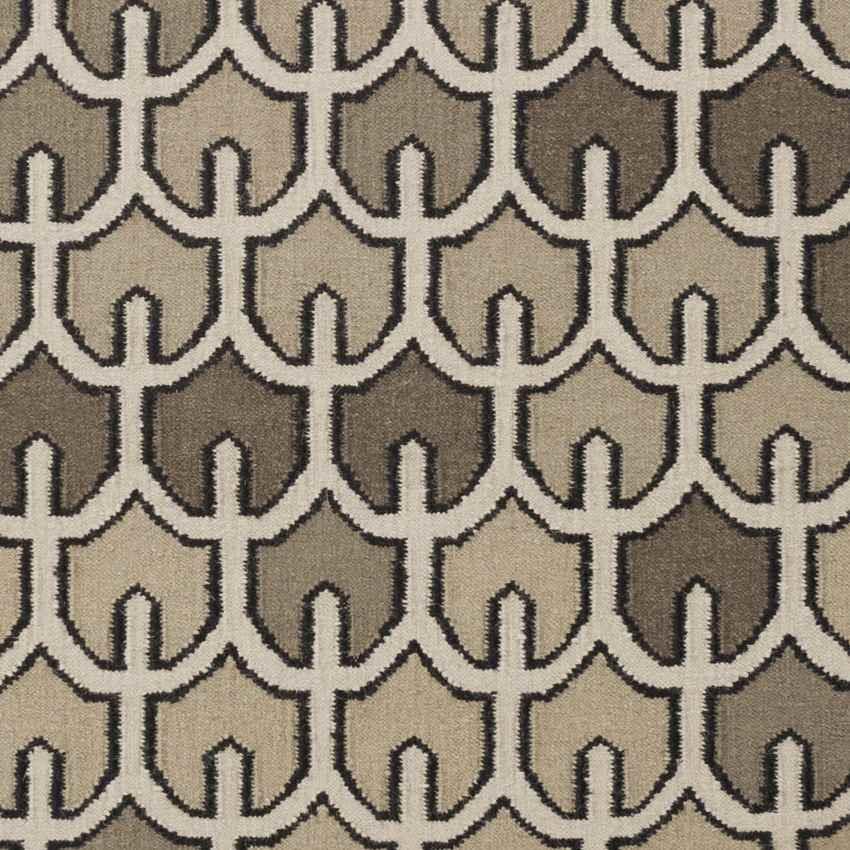 Alamo Modern Khaki/Dark Brown Area Rug