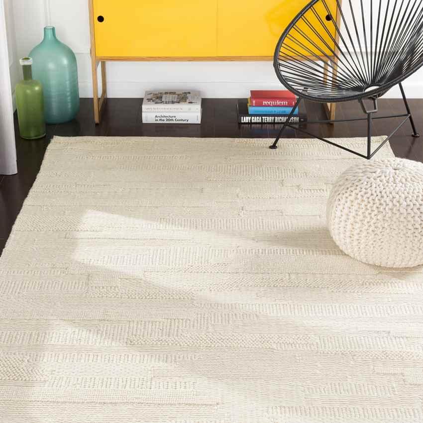 Alberta Modern Beige Area Rug