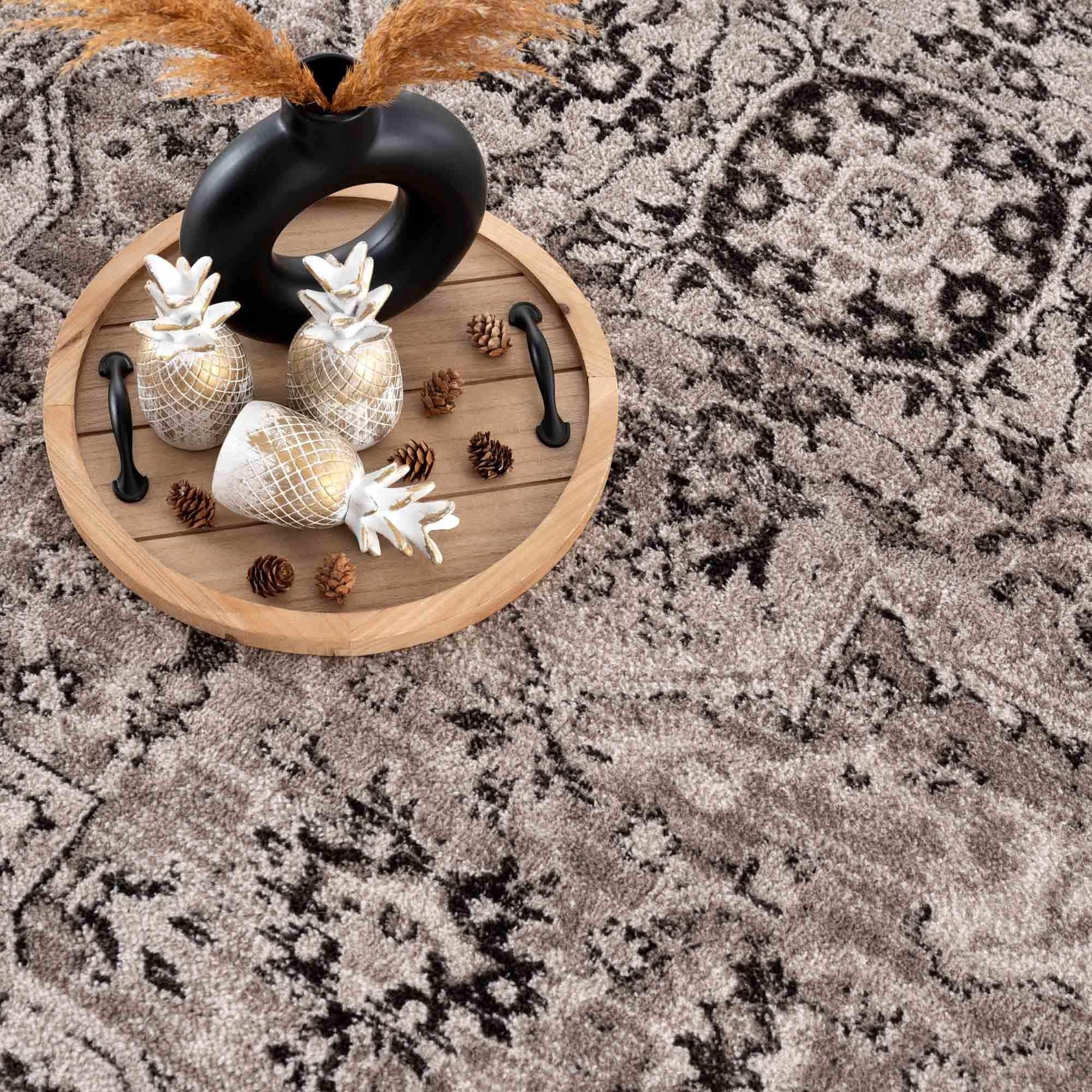 Albie Beige Area Rug