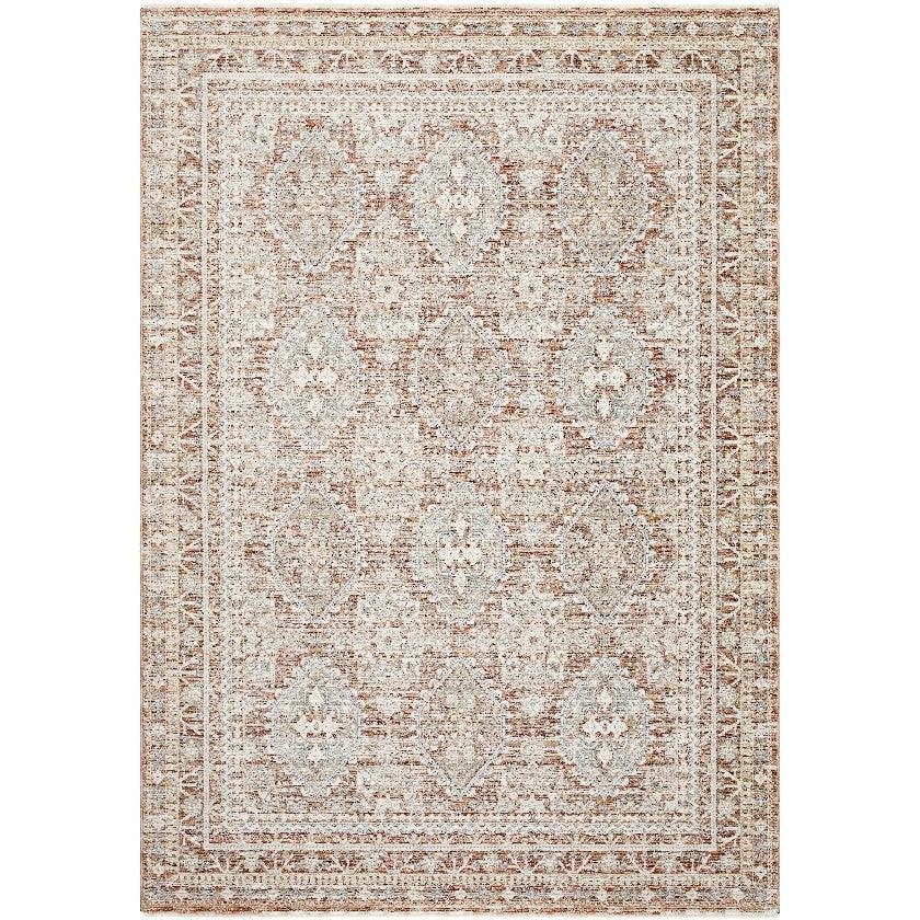 Albina Traditional Ash/Khaki Area Rug