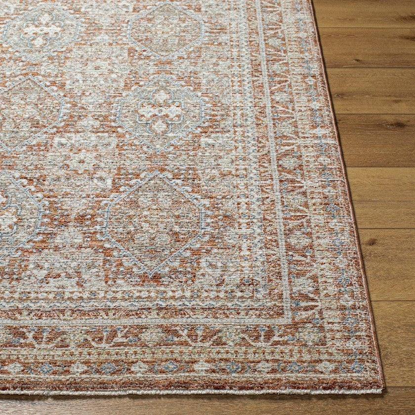 Albina Traditional Ash/Khaki Area Rug