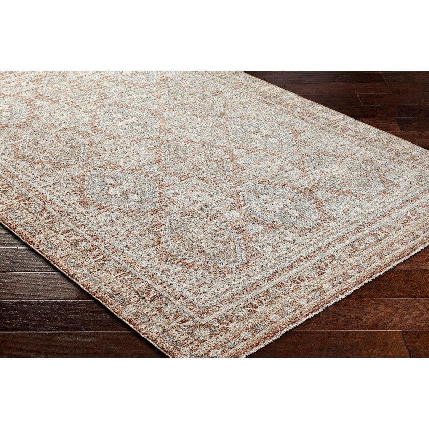 Albina Traditional Ash/Khaki Area Rug