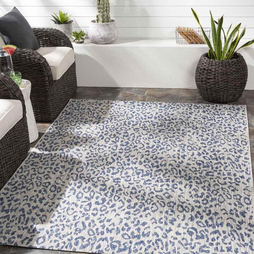 Alem Modern Navy Area Rug