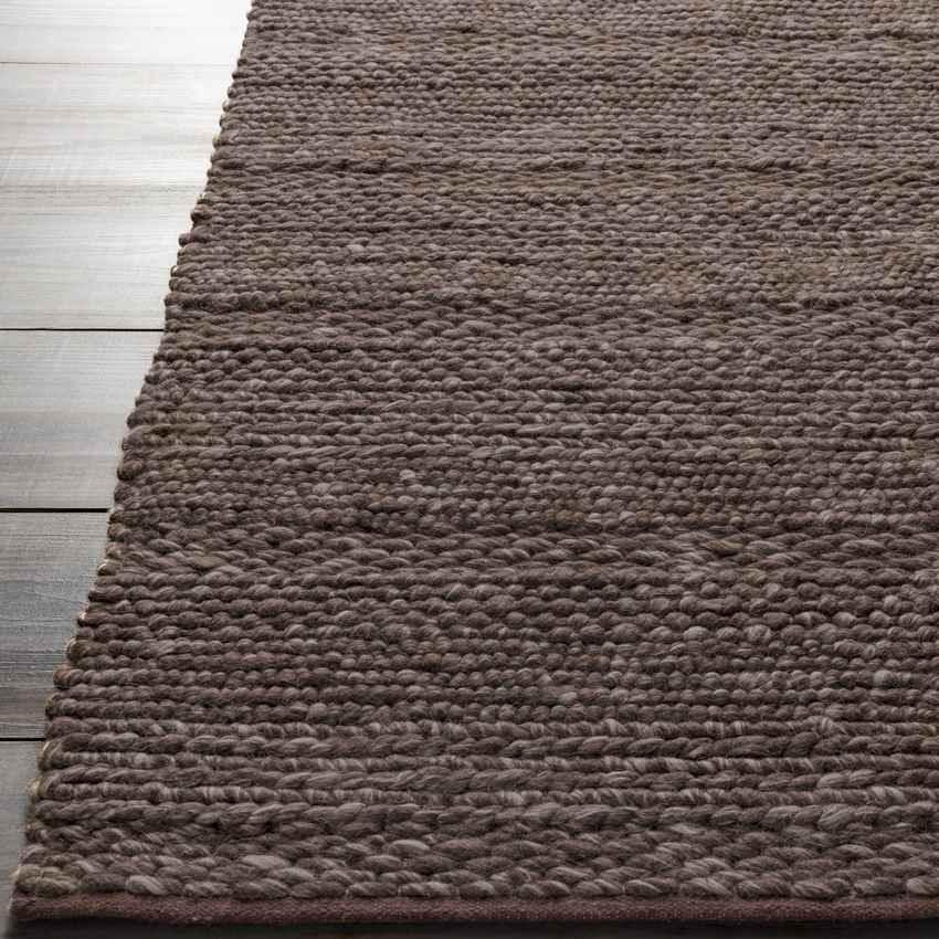 Alex Modern Dark Brown Area Rug