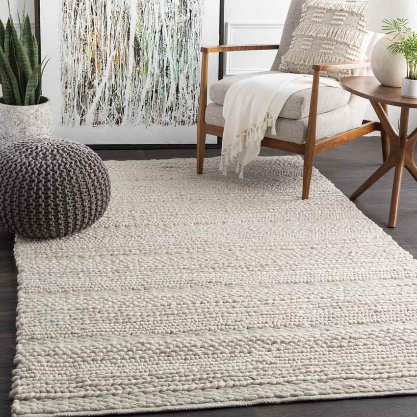 Alex Modern Ivory Area Rug