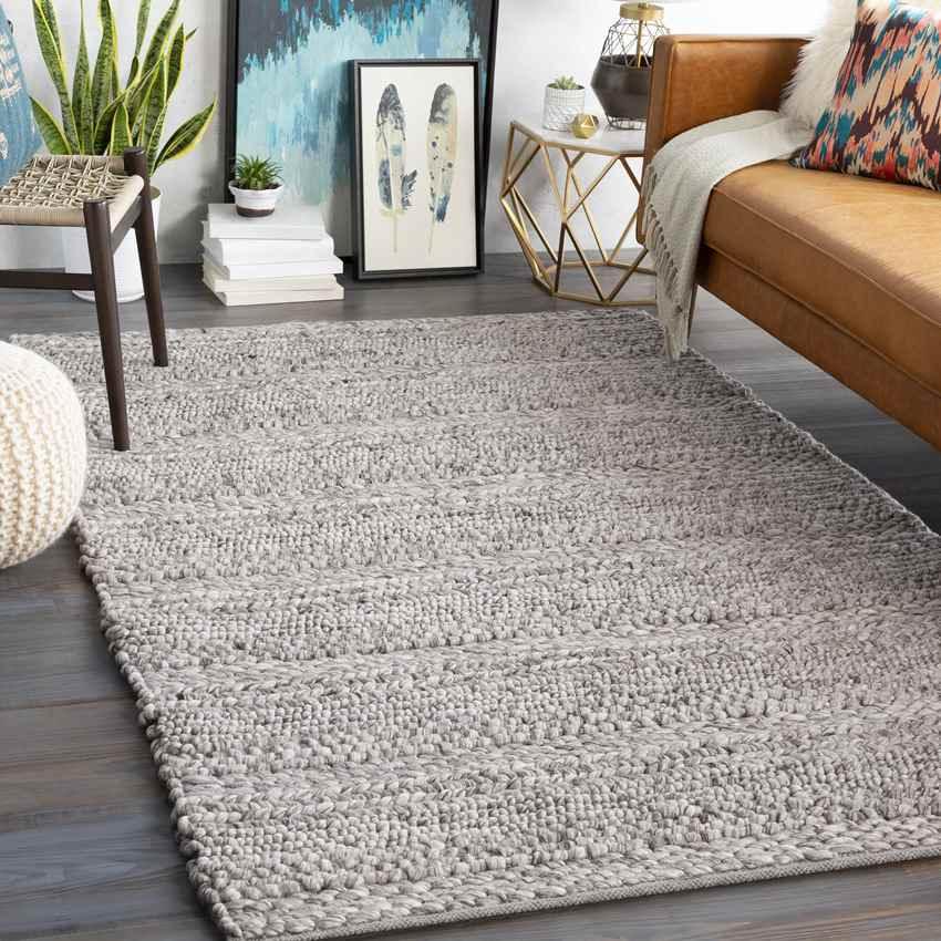 Alex Modern Light Gray Area Rug