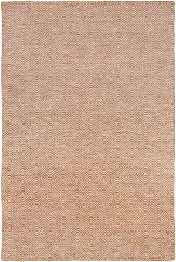 Alford Global Burnt Orange Area Rug