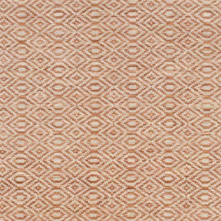 Alford Global Burnt Orange Area Rug