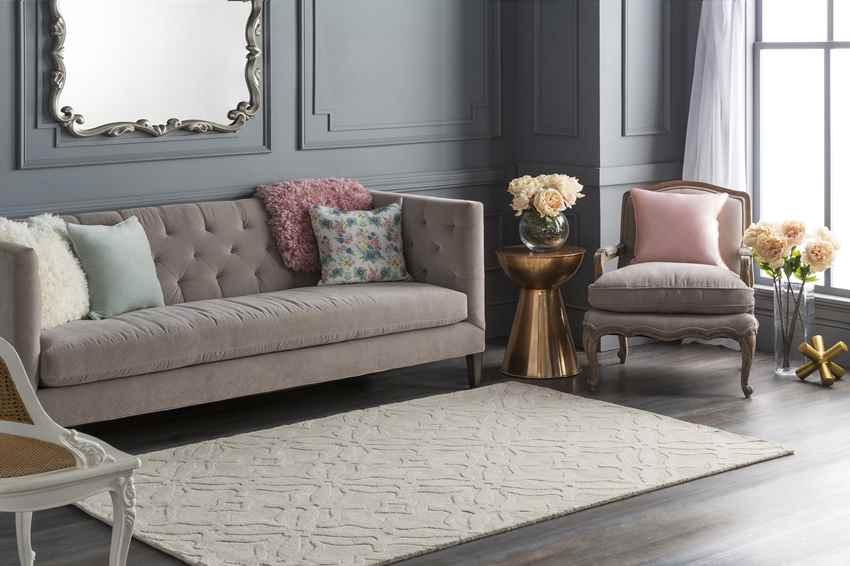 Algernon Modern Beige Area Rug