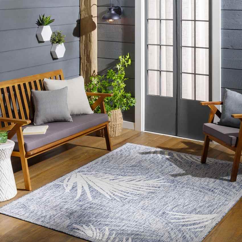 Algona Coastal Denim Area Rug