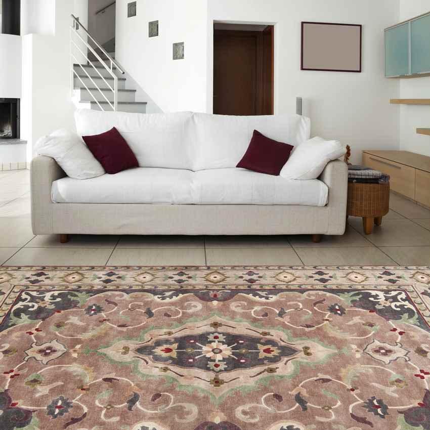 Alhambra Traditional Beige Area Rug