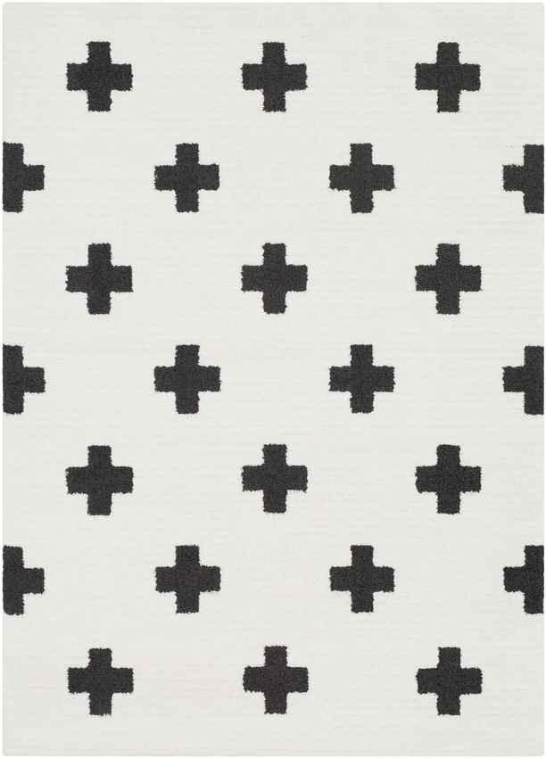 Alisa Modern Black Area Rug