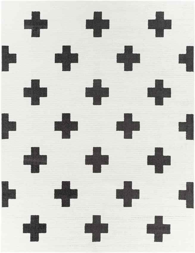 Alisa Modern Black Area Rug