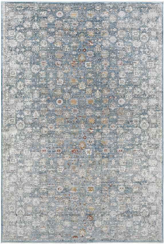 Alishia Traditional Dark Blue/Gray Area Rug