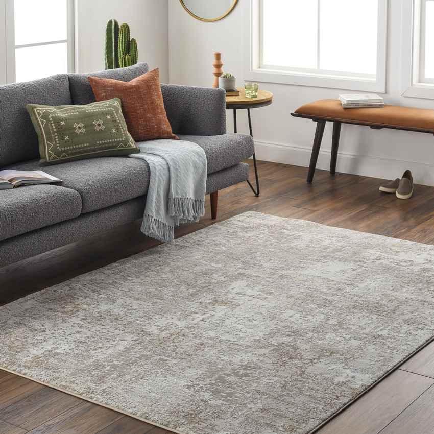 Alleman Modern Beige Area Rug