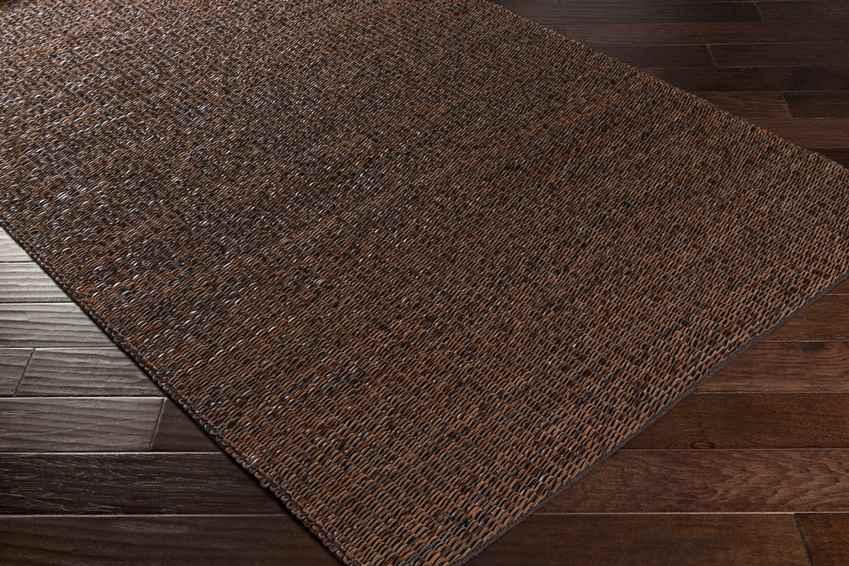 Allenville Modern Blush/Brown/Black Area Rug