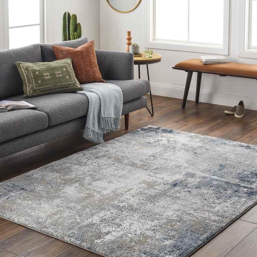 Allison Modern Gray Area Rug