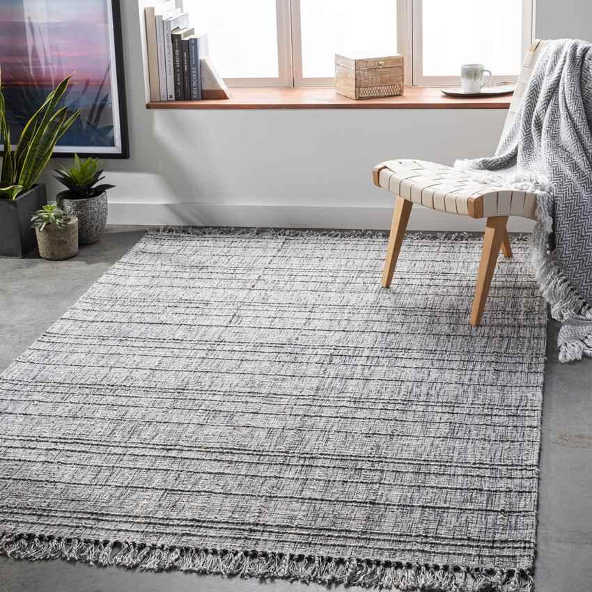 Almen Modern Dark Green Area Rug