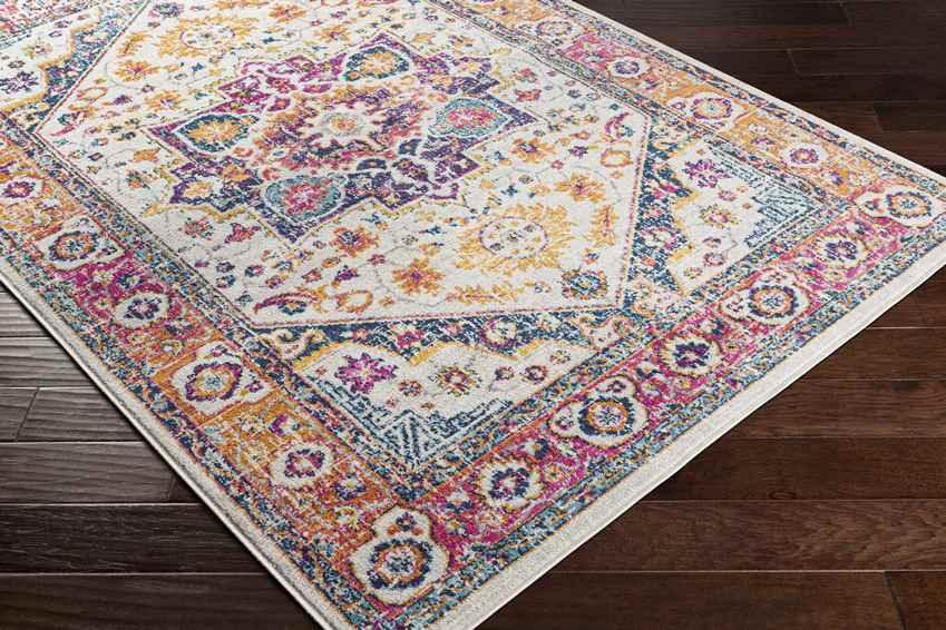 Almenum Traditional Beige Area Rug