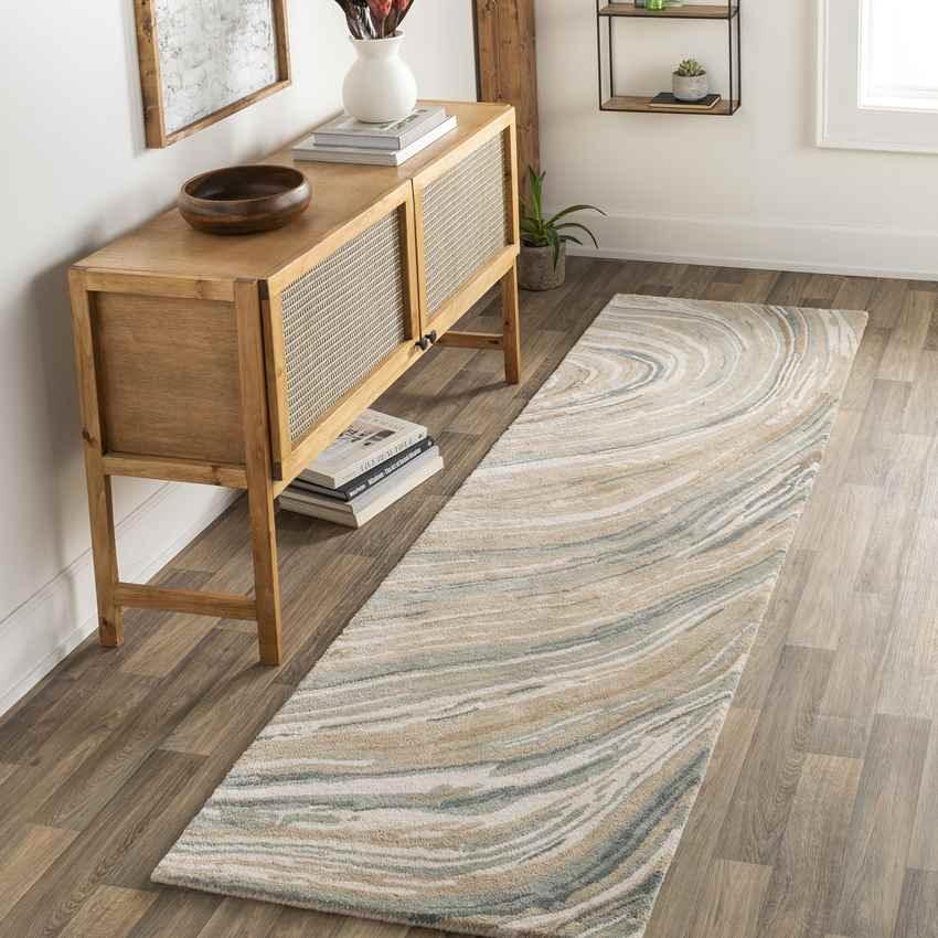 Almere Modern Camel Area Rug