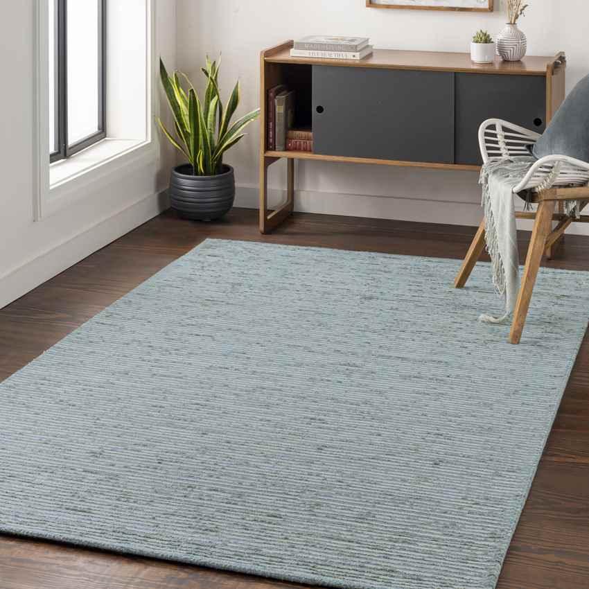 Alsager Modern Teal Area Rug