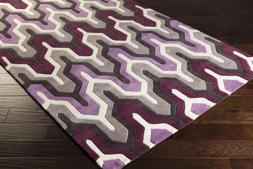 Altona Modern Bright Purple Area Rug