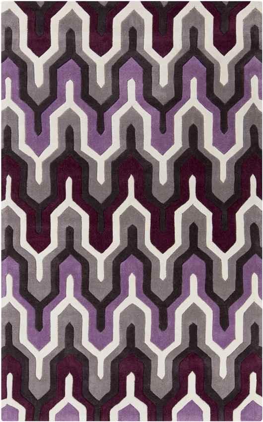 Altona Modern Bright Purple Area Rug