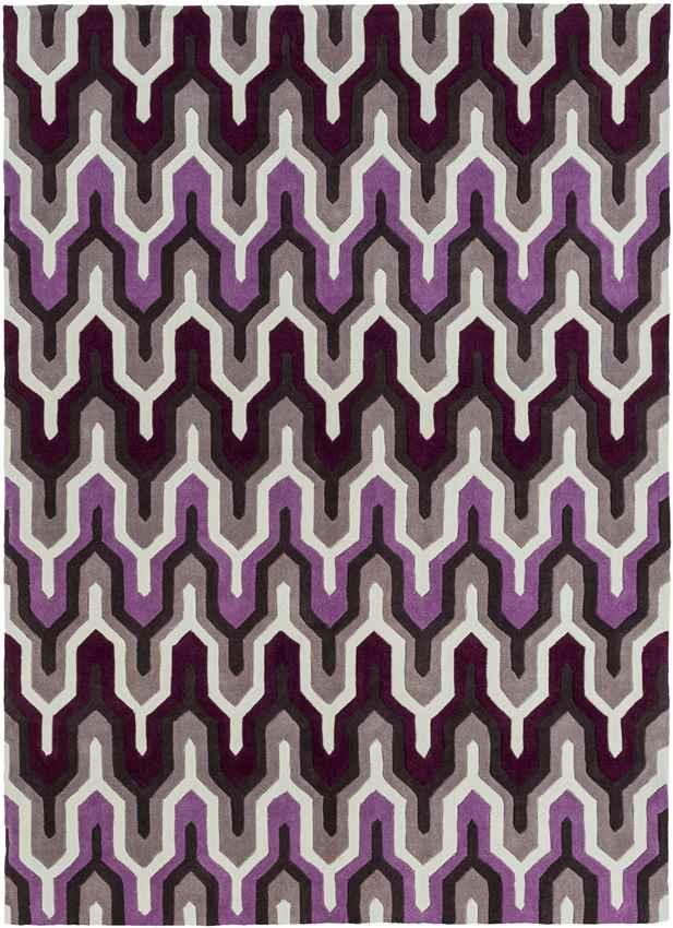 Altona Modern Bright Purple Area Rug