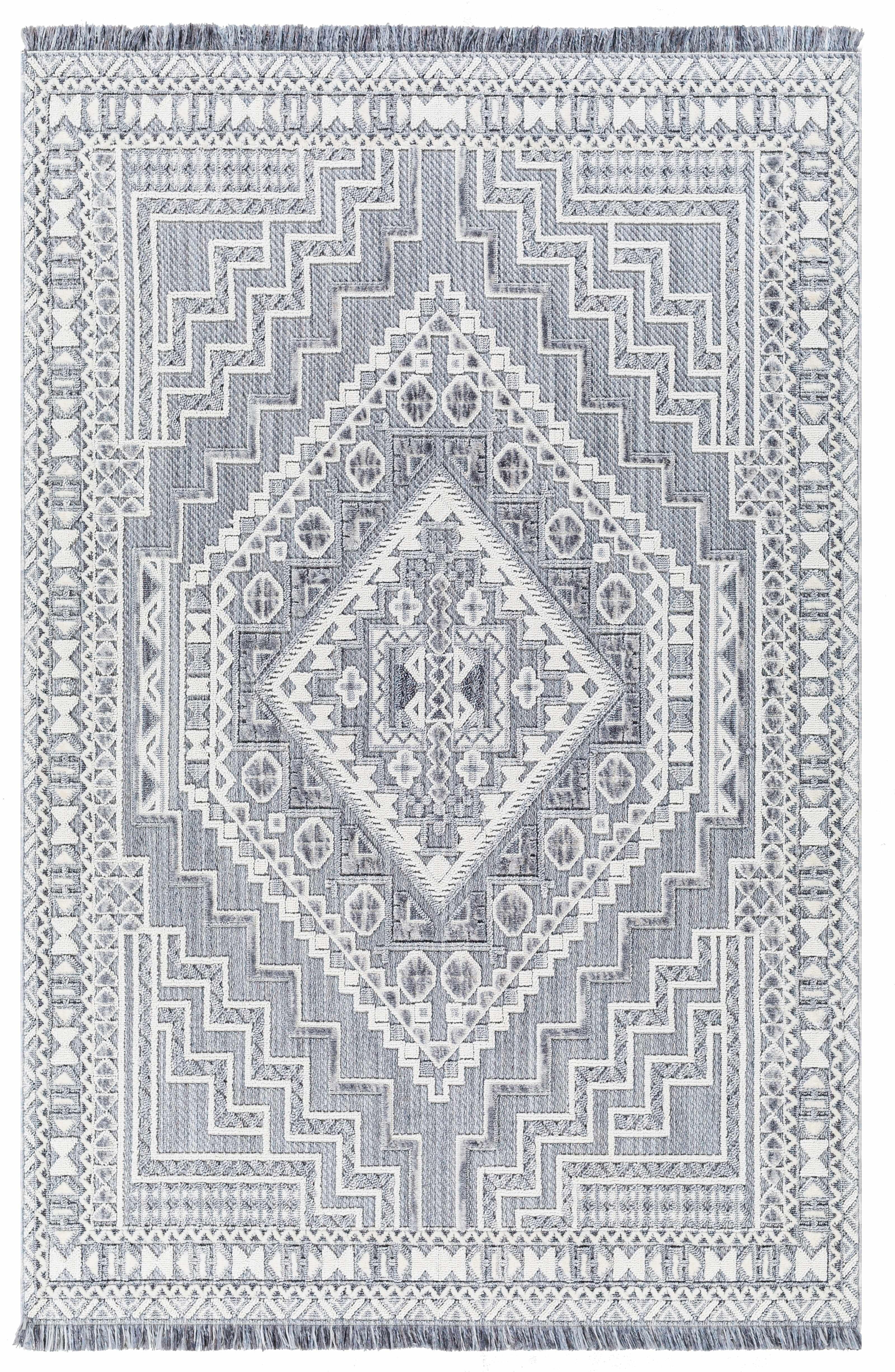 Alya Charcoal Textured Area Rug