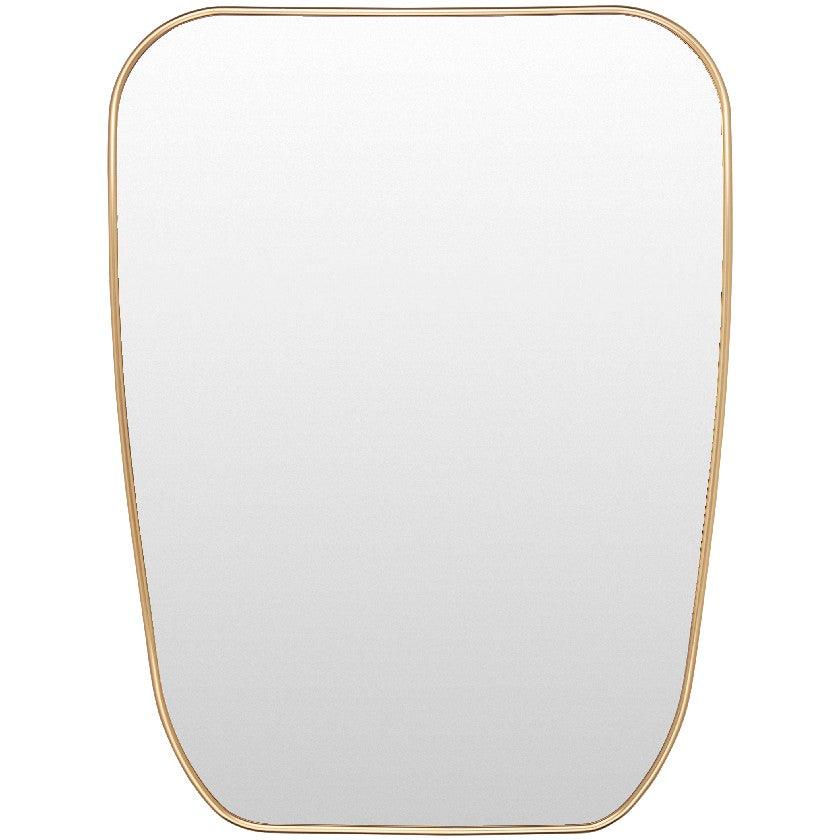 Alyce Modern Gold Wall Mirror