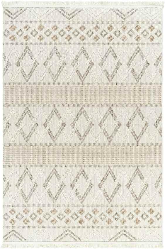 Alysa Global Off-White/Brown Area Rug