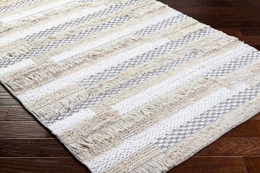 Aman Bohemian Light Beige Area Rug