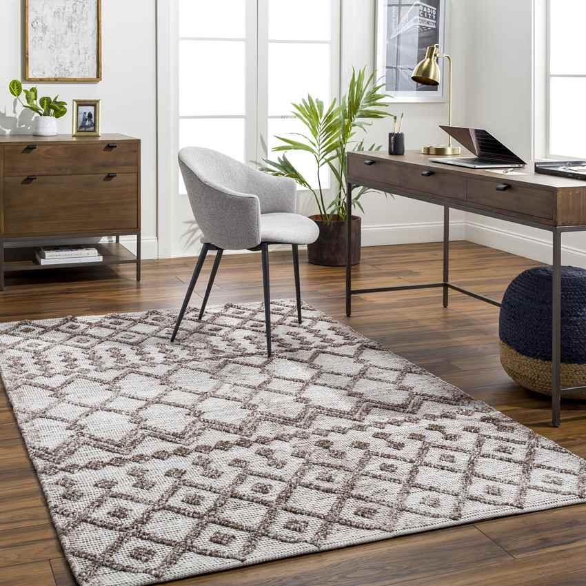 Amargeti Global Cream/Brown Area Rug